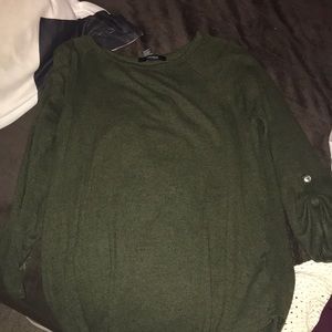 Olive green thin sweater